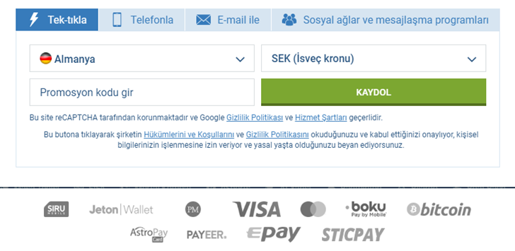 1xbet Üyelik Açma